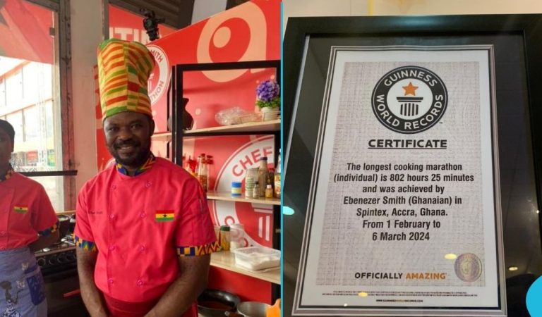 Ghana’s Chef Smith ‘does not hold the GWR title,’ according to Guinness World Records