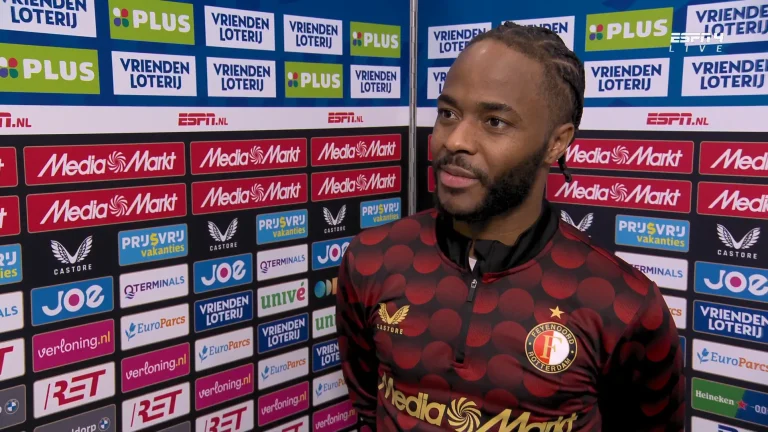 Raheem Sterling hits back at reporter after being teased about scoreless debut for Feyenoord