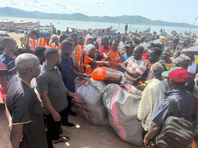NADMO donates 115 life jackets to Banda-Bongase residents