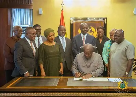 Mahama signs value for money office Bill into Law