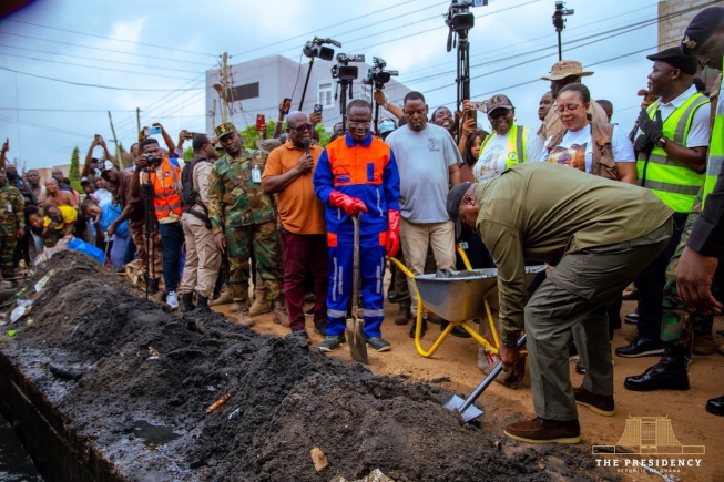 Mahama activates six idle waste transfer stations after floods