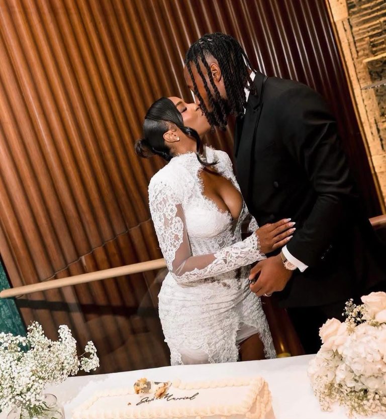 Antoine Semenyo finally Off the market as new wife Jordeen shares wedding pictures